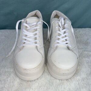 EUC Vagabond Shoemakers Sneakers ‘Zoe’ in White Size 8 Platform Casual Comfort**